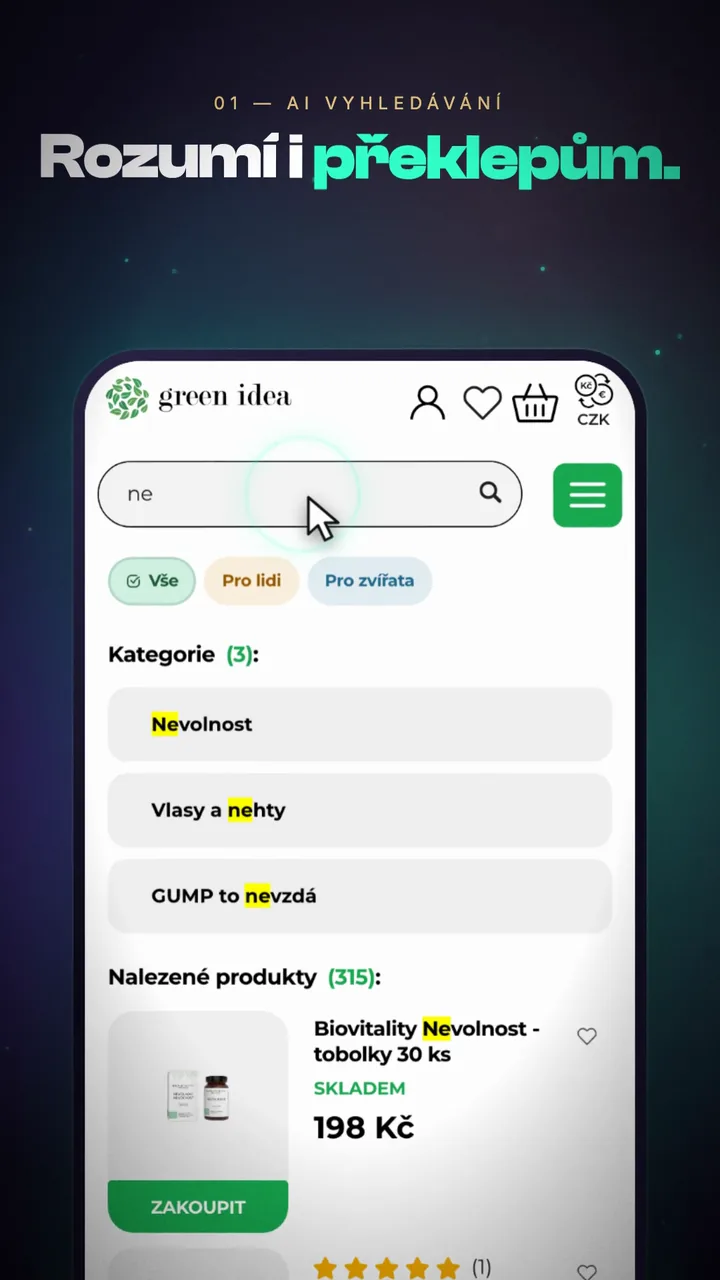 Revelor: AI vyhledávání, doporučování a nákupní asistent pro Shoptet Premium